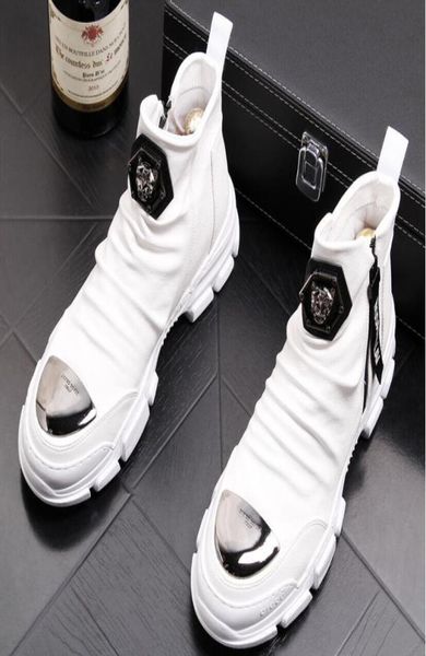 

european station men039s booties highcasual shoes british martin boots, Black