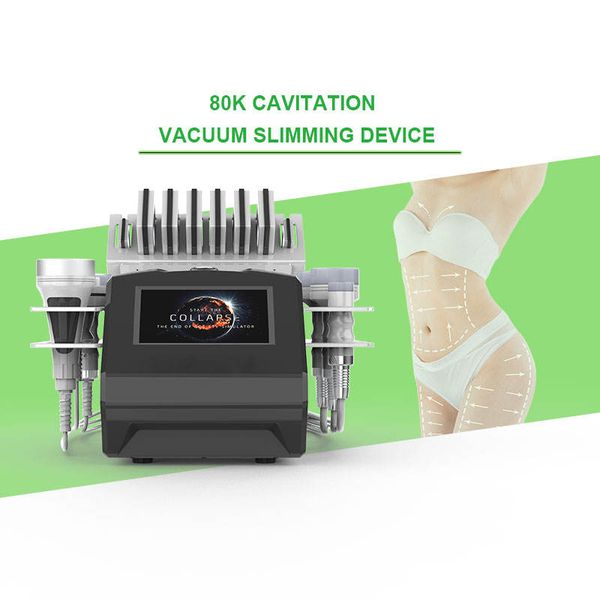 

professional rf cavitation 80k vacuum slimming machine radio frequency rf lipo laser body shape belly fat burner face lifting skin care equi