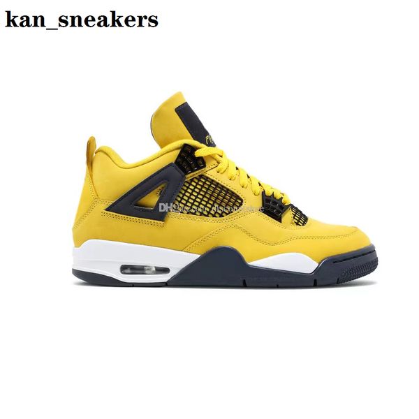 

jumpman 4 lightning 2022 basketball shoes 4s men women sneakers suk ct8527 700
