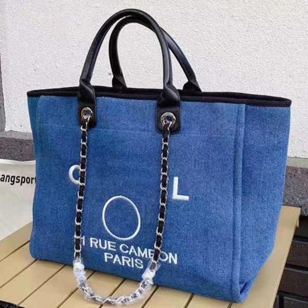 

fashion women's luxury handbags beach bags ch brand canvas embroidered label women packs evening bag classic big handbag designers larg