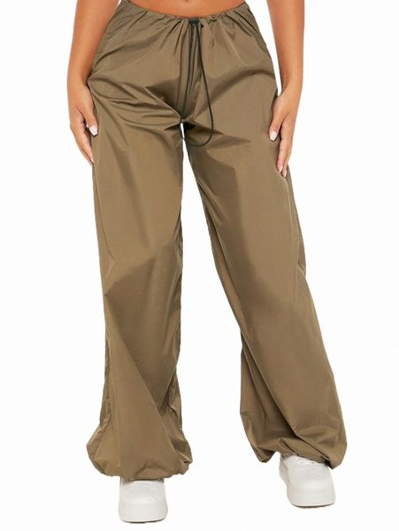 

women's pants & capris petite drawstring waist wide leg pants r7lu#, Black;white