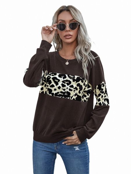 

women's hoodies & sweatshirts graphic print colorblock drop shoulder sweatshirt y5qp#, Black