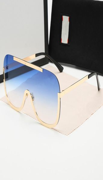

mens designer sunglasses women luxury sun glasses 0120 plated square frame, White;black