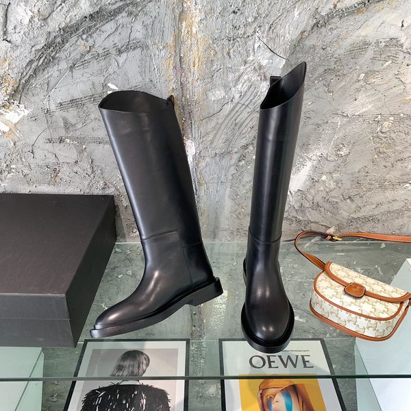 

women's fashion brand designer boots luxury wedding party boots leather pure black sleeve booties