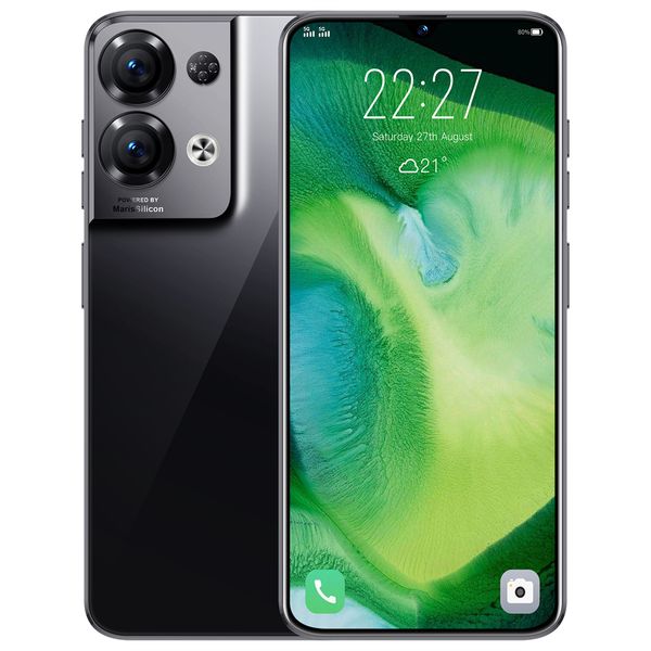 

smart phone mobile unlocked version 6.8 inch 6800 big battery deca core cpu dual cameras face id android 512gb 5g 4g