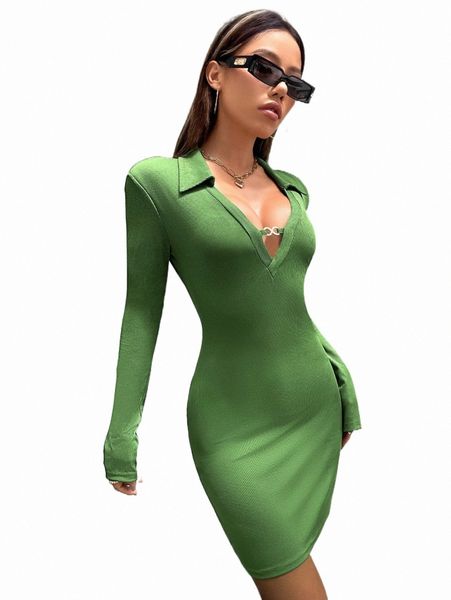 

casual dresses rhinestone decor ribbed knit bodycon dress w2m5#, Black;gray
