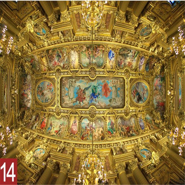 

3d wallpaper european style mural ceiling wallpaper 3d stereo vision living room l roof decoration wallpaper