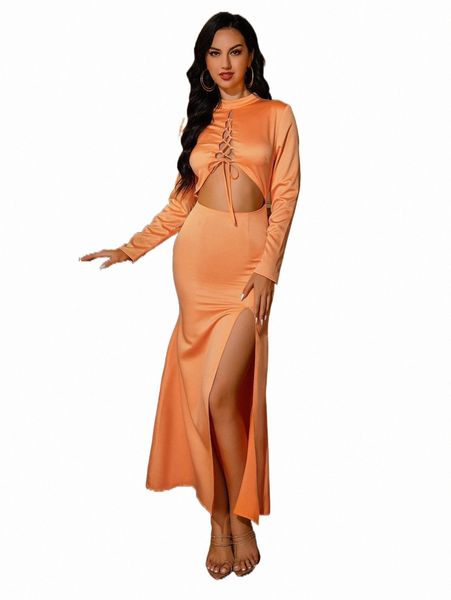 

casual dresses double crazy cutout front split thigh dress k5o9#, Black;gray