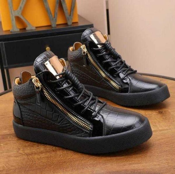 

zipper casual shoes designer sneakers claskin black velvet heighten shoes 2022 men women platform trainers all-match high sneaker 1top