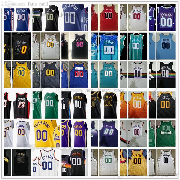 

authentic player version stitched basketball jerseys irving harden durant booker doncic stephen james curry wiseman rose sexton butler jokic, Black;red