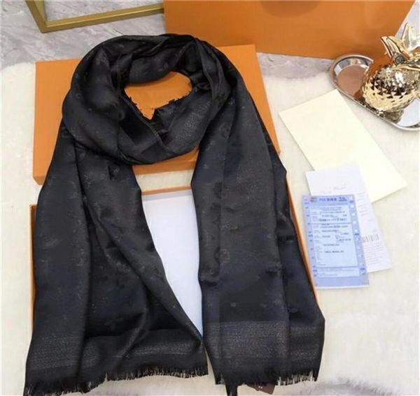 

silk scarf 2022 designer silken scarves shawl scarfs women fas, Blue;gray