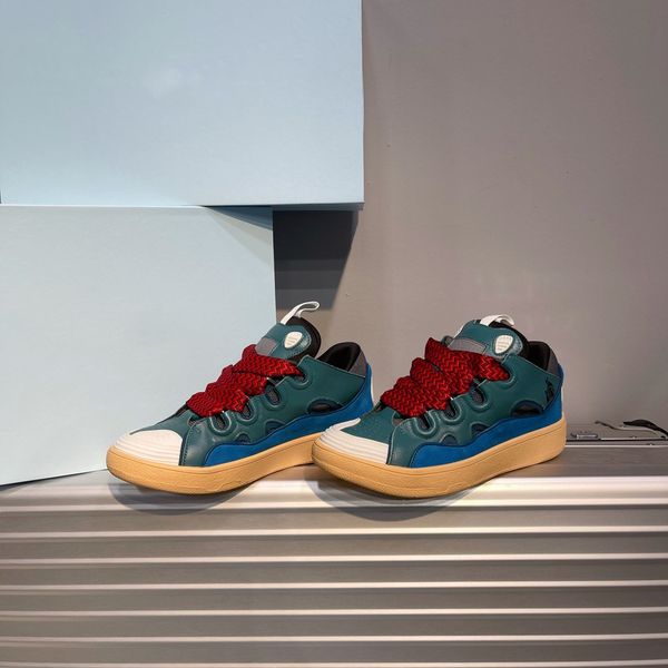 

designer italy casual shoes reflective sneakers boots mens women sneaker chain shoe multi-color suede floral leaopard triple black spotted a