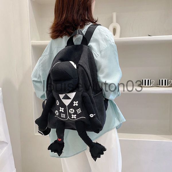 

designer basketball school cute cartoon frog bag mens womans tote shoulder handbag messenger fashion student leisure schoolbag new canvas la