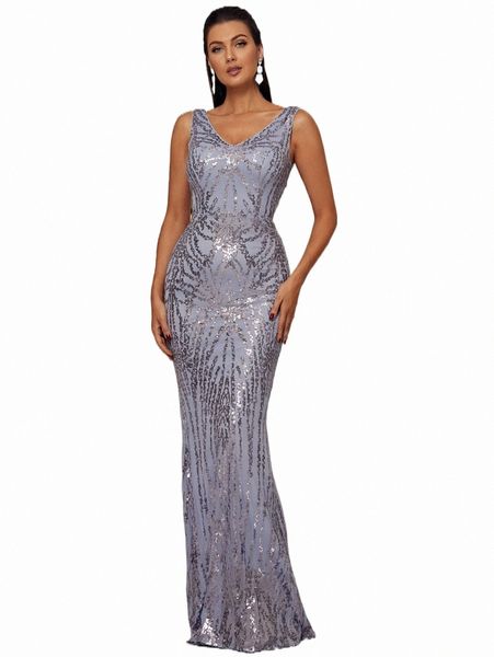 

casual dresses missord mermaid hem sequin formal dress r6h1#, Black;gray