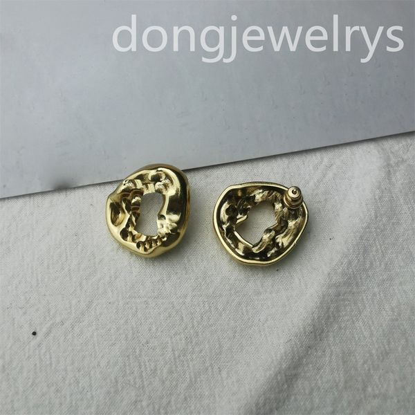 

small and full of design gold hoop earring dongjewelrys luxury famous designer jewelry ladies stud earring simple modern fashion earings, Golden;silver