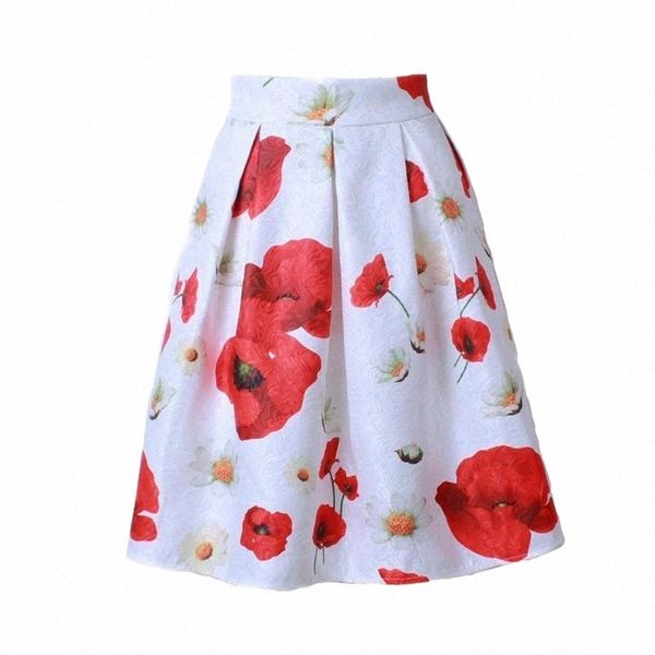 

skirts skirts wholesale- gokic 2021 audrey hepburn style women's tutu skirt high waist 3d carving floral pleated midi vintage ball gown, Black