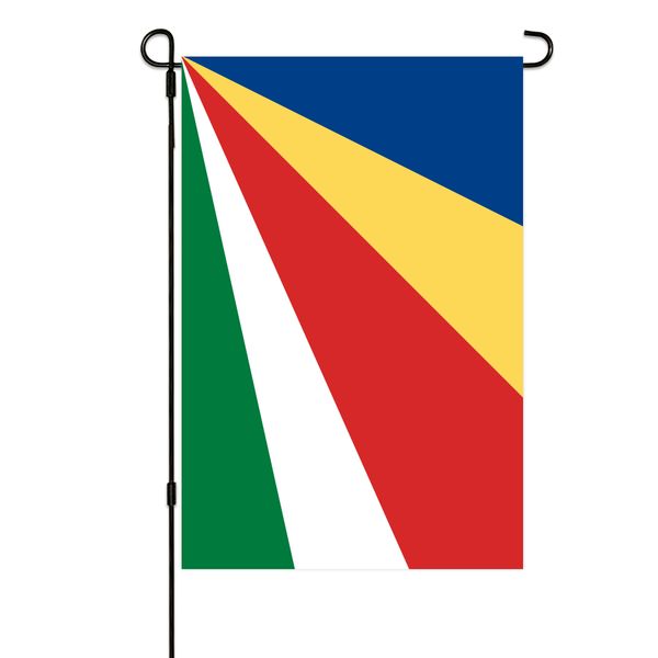 

seychelles garden flags 30x45cm vertical double sided outdoor welcome banner for yard outdoor decor