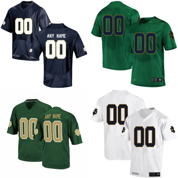 

custom ncaa college norte dame fighting irish football jerseys 52 bo bauer 15 ryan barnes 19 marty auer 2 dj brown 91 josh bryan blake grupe, Black