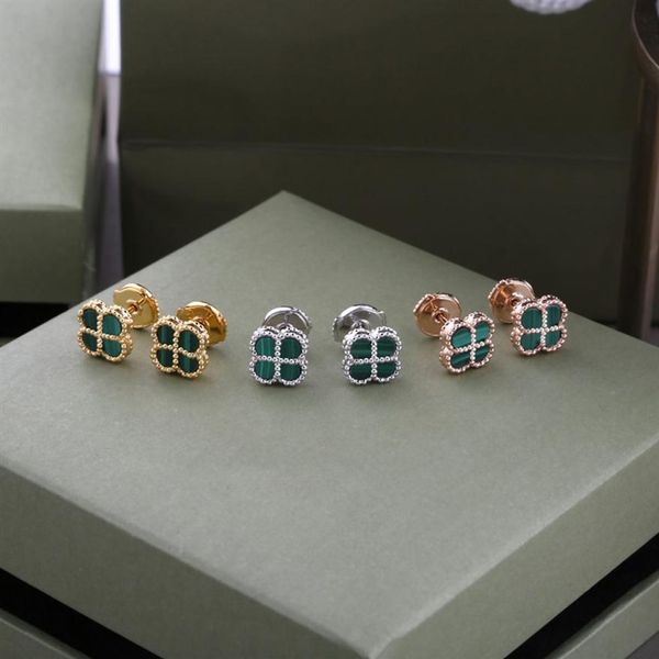 

clover earring stud earrings jewelry designer woman clover earings gold jewlery vintage jewellery bijoux lux jewelries traditional orec173n, Silver