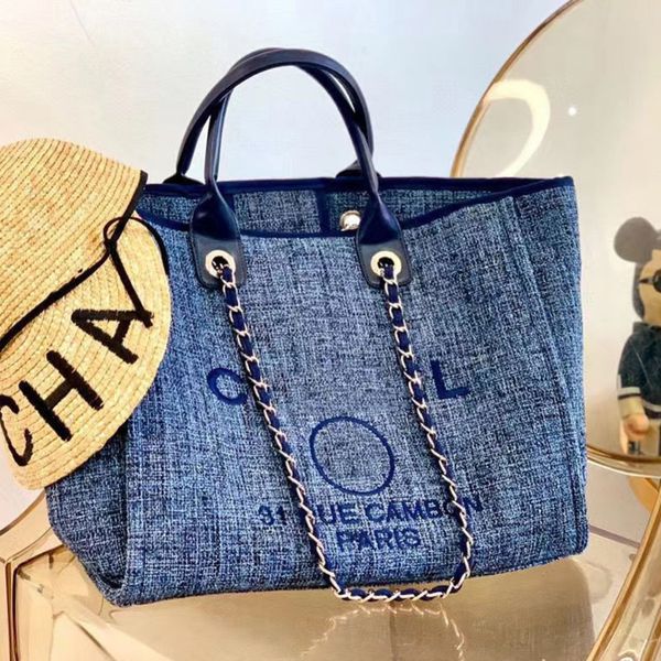 

women's fashion luxury handbags beach bags ch brand canvas embroidered label women packs evening bag classic big handbag designers larg