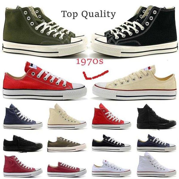 

canvas 1970s trainers star sneakers mens womens casual designer shoe white all black luxurys designers outdoor jogging non-slip 1new hot
