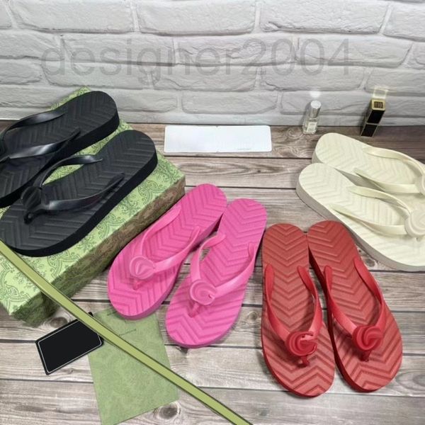 

slippers designer emblematic designs slipper women chevron thong sandal shoes lady beach slip on slides luxury flip flops 35-42 b5bt, Black
