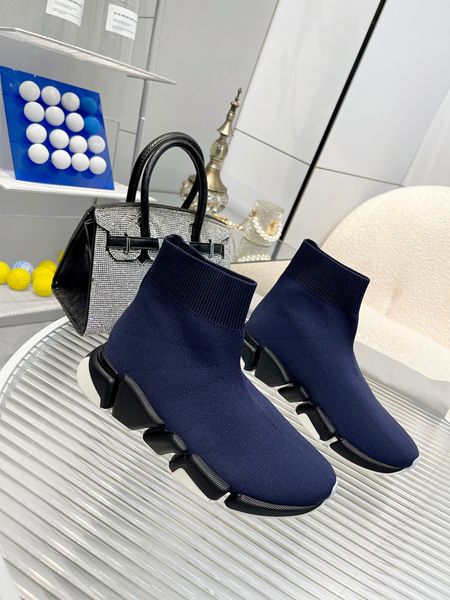 

2022 women calfskin runner trainers boots lace up rubber sole platform casual sneakers 0829, Black