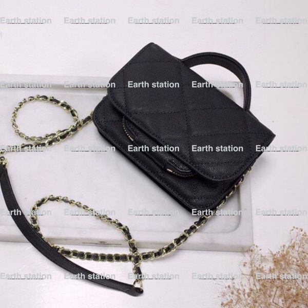 

leather tote bag luxury flap multifunctional chain coin purse one shoulder crossbody fashion designer clutch classic girl bag