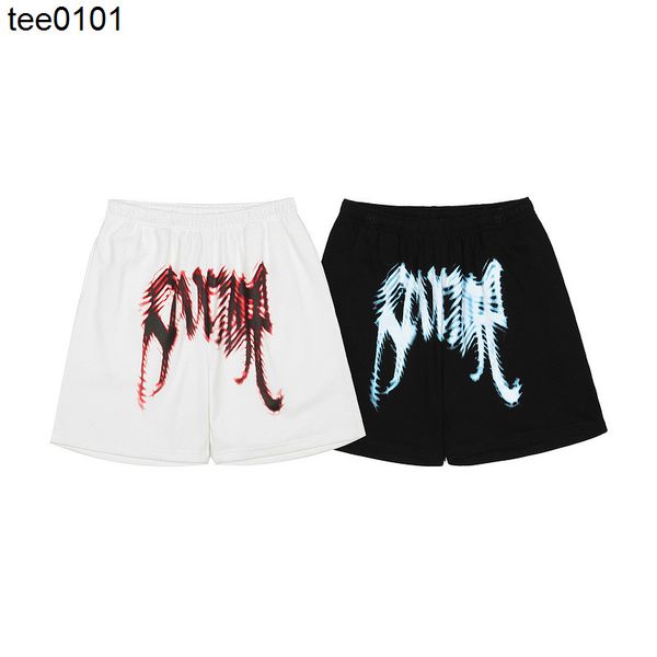 

trendy brand revenge shorts phantom keel letter summer new men's and women's capris shorts, White;black