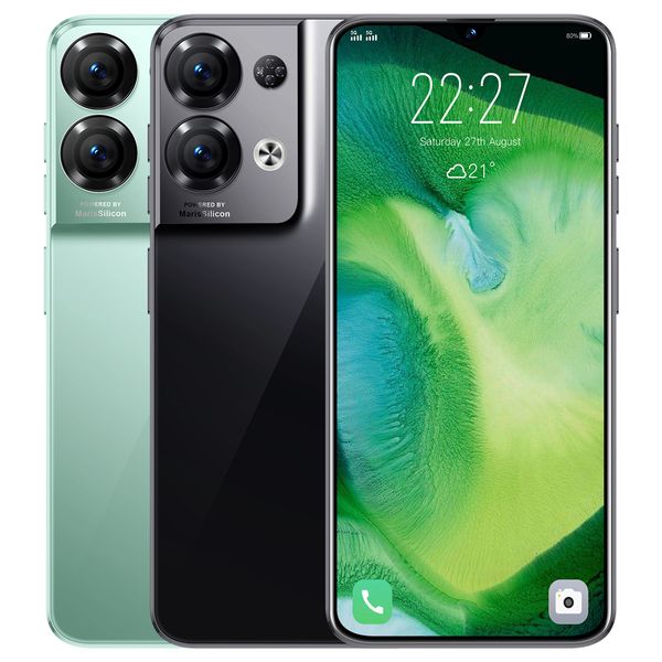 

unlock phone ren08pro android 6.8 inch smartphone cellphone dual sim hd camera 4g cell mobile 512gb smart phone fingerprint face id