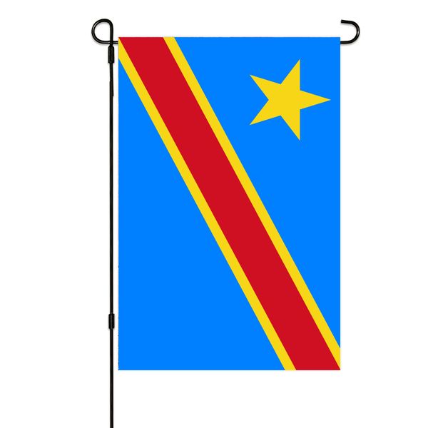 

congo garden flags 30x45cm vertical double sided patriotic small garden banner for yard outdoor decor