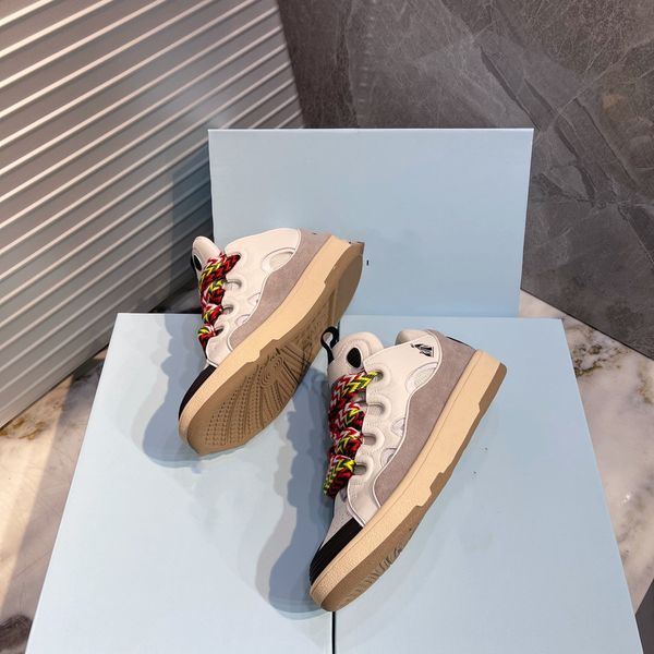 

men casual shoes designer shoes women travel leather lace-up sneaker fashion lady running trainers letters woman shoe 0814, Black