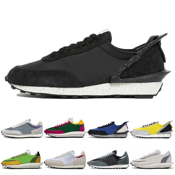 

ldv waffle running shoes for men women white nylon gusto varsity blue lavender mist outdoor women sports sneakers size 36-45