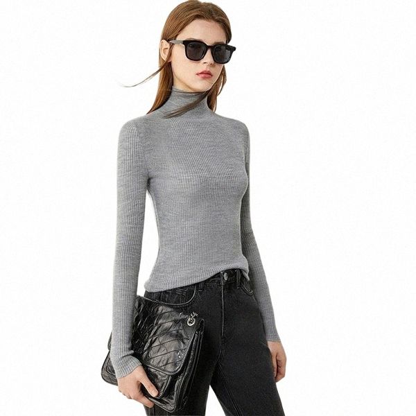 

women's sweaters women's sweaters amii minimalism winter simple for women causal women's turtleneck sweater 100%wool slim fit, White;black