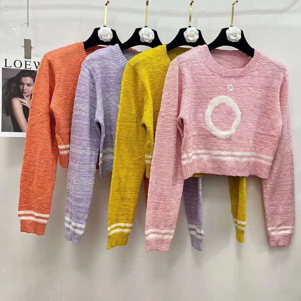 

women's autumn sweaters outwear all embroidered cardigan female long sleeve jumper round neck sweater jacket candy colors, White;black