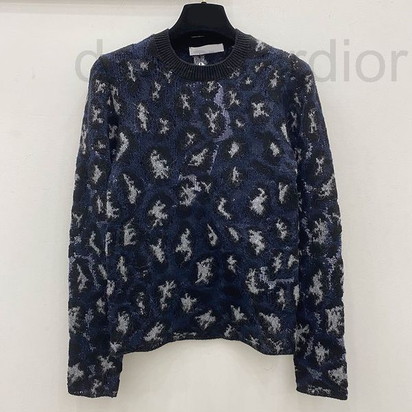 

women's knits & tees designer autumn new round neck pullover long sleeve sweater loose soft cashmere wool jacquard thin bej4, White