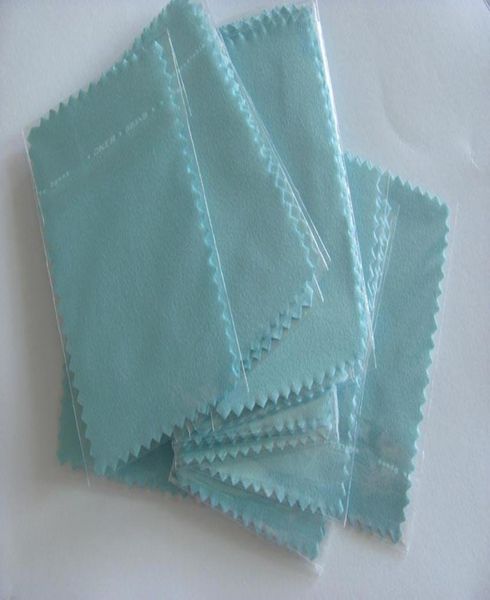 

200pcs 107cm silver polish cloth for silver golden jewelry cleaner blue pin
