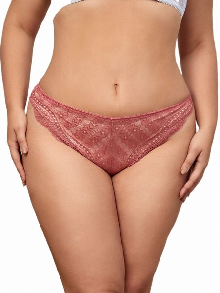 

plus size underwear plus floral lace panty 2022 new b5n7#, Black;white