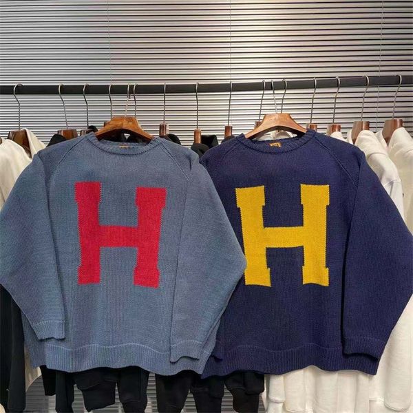 

knitted pullover sweater printed loose sweaters for men women, White;black