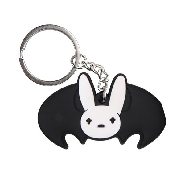 

2022 unn new designer bad bunny halloween pvc croc shoe charms for decoration all in stock factory wholesale, White;pink