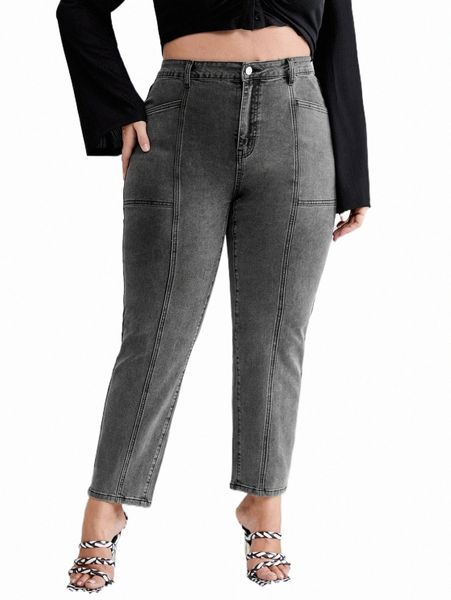 

women's jeans plus high waist strap detail skinny jeans j3qf#, Blue