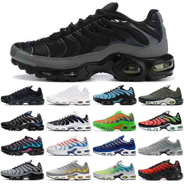 

original tn plus se men running shoes triple black white crater psychic blue tiffany lava mens trainer sports sneaker size 40-46 for man run