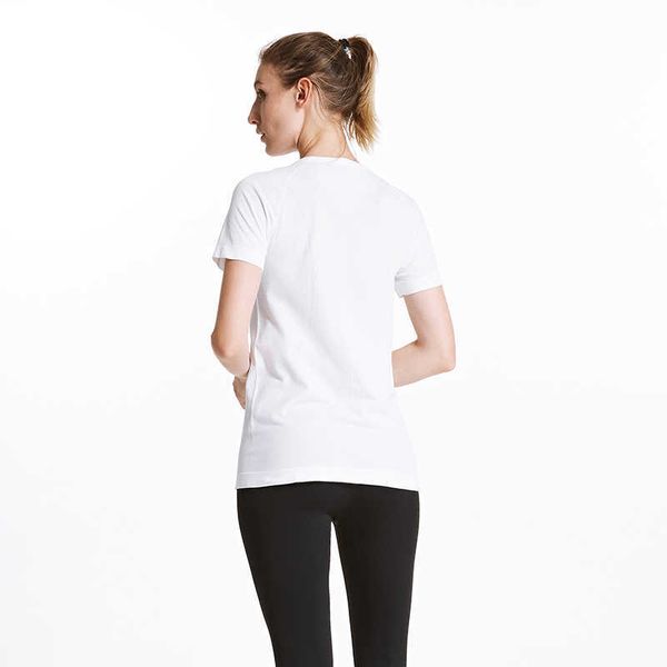 

yoga outfit woman short sleeve shirt elastic yoga mesh sports t shirt fitness wo