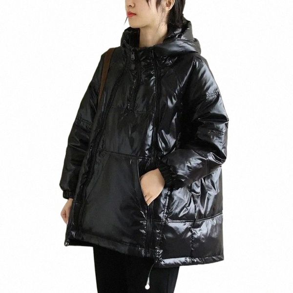 

women's down & parkas women's down & parkas arrival 90% white duck coats women winter jacket oversized loose parka coat short warm, Black