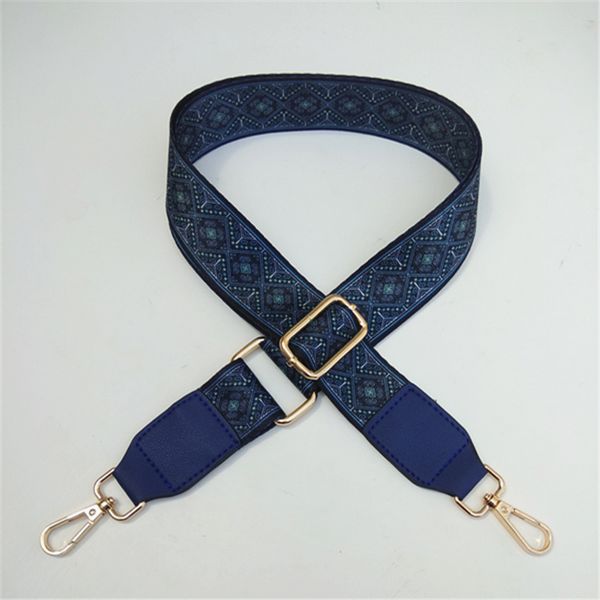

130cm nylon bag strap woman colored straps for crossbody messenger shoulder accessories adjustable embroidered belts straps o bags wide 3.8c, Black