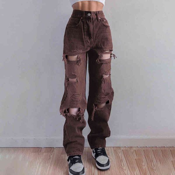 

women's jeans fashion women's y2k pants jeans straight jeans denim clothing streetwear vintage trousers girls pants autumn winter, Blue