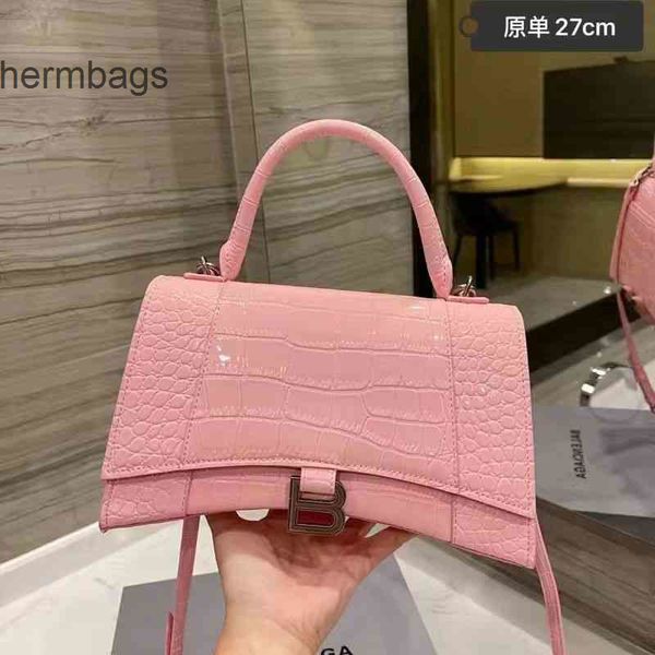 

purses balencaigass home bag female bags b designer handbags luxury leather crocodile hourglass single shoulder messenger handbag 53gl