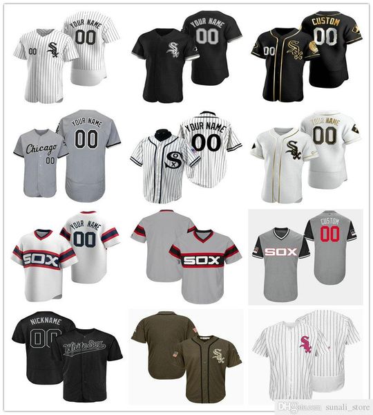

college wear stitched men women kids 74 eloy jimenez 79 jose abreu 7 tim anderson 10 yoan moncada 27 lucas giolito 60 keuchel 8 bo jackson j, Black