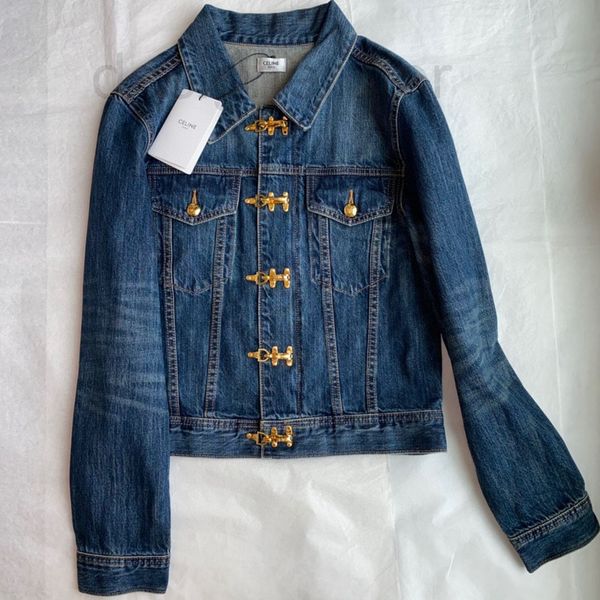 

women's jackets designer ce's new autumn 2022 cotton denim jacket i0cj, Black;brown