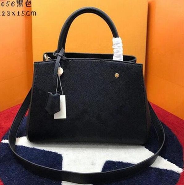 

luxury handbags women tote brand letter embossing genuine leather bag